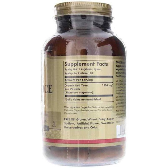 Red Yeast Rice 600 Mg, SLG
